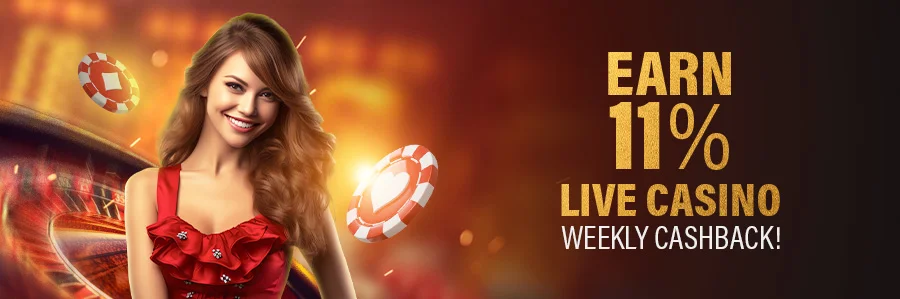 11 Cashback di Live Casino