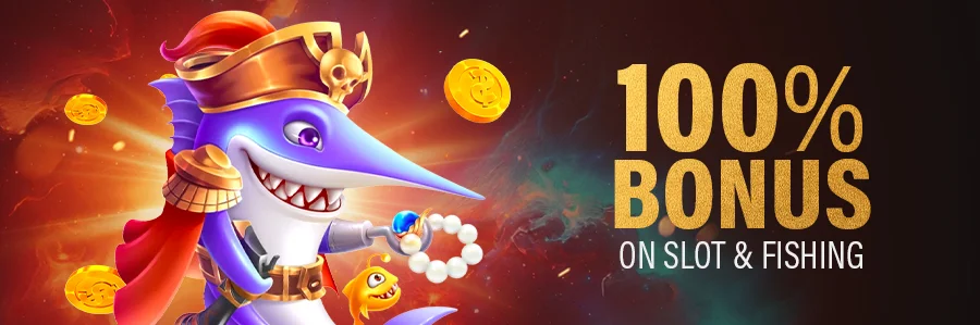 Bonus 100 di Slot Fishing