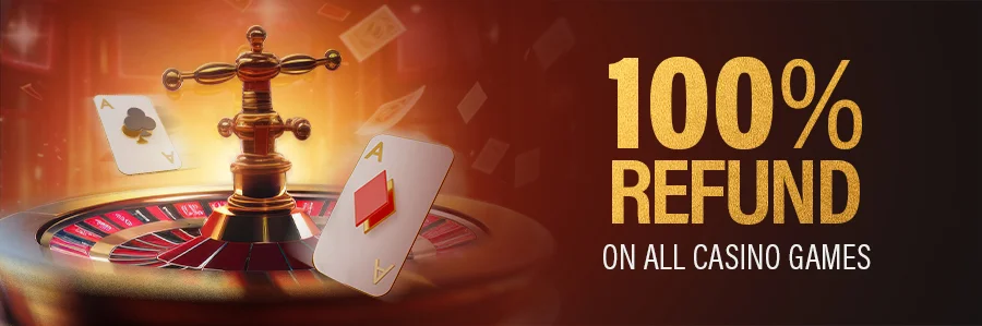 Pengembalian Dana 100 pada permainan Casino